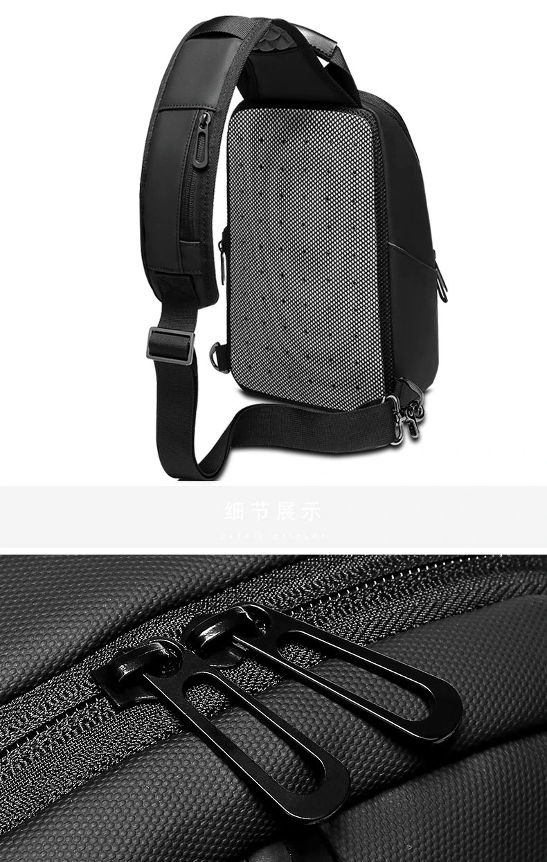 Men Fashion Waterproof Single Shoulder Leisure Travel 9.7" Inch Tablet Cross Body Chest Sling Pouch Bag (CY6860)