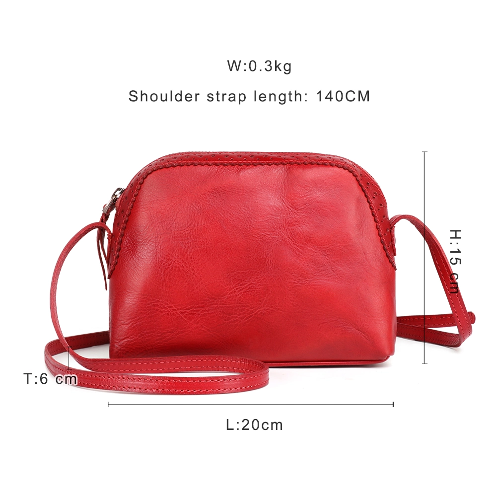 Genuine Leather Handbag Women Shoulder Bag Lady Crossbody Bag
