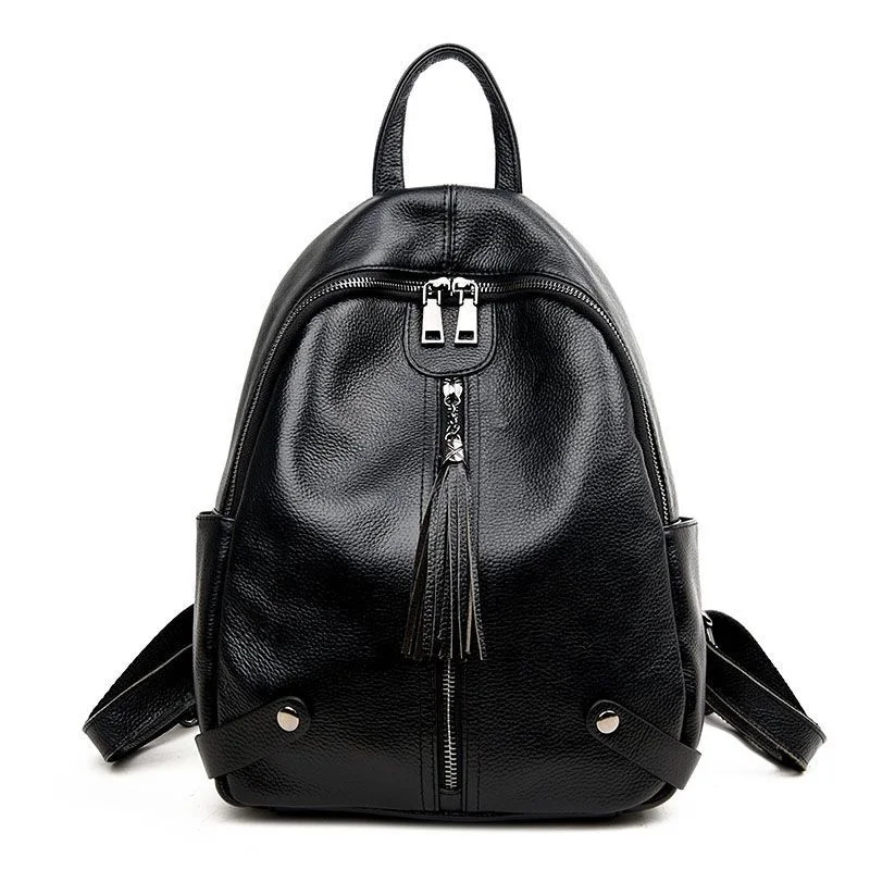 Genuine Leather Travel Handbag Fashion Designer Bag Backpack for Women